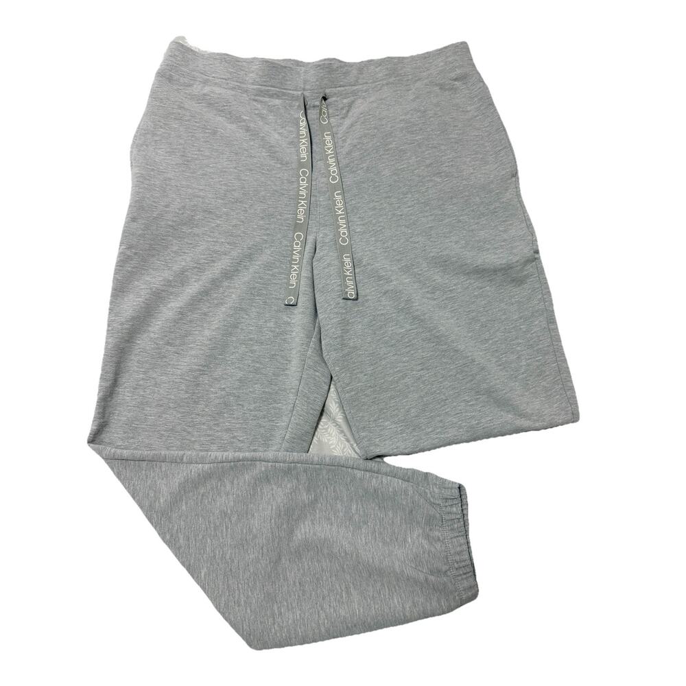 Calvin Klein Pants Mens Large Sleepwear Pajama Lounge Jogger Drawstring Gray